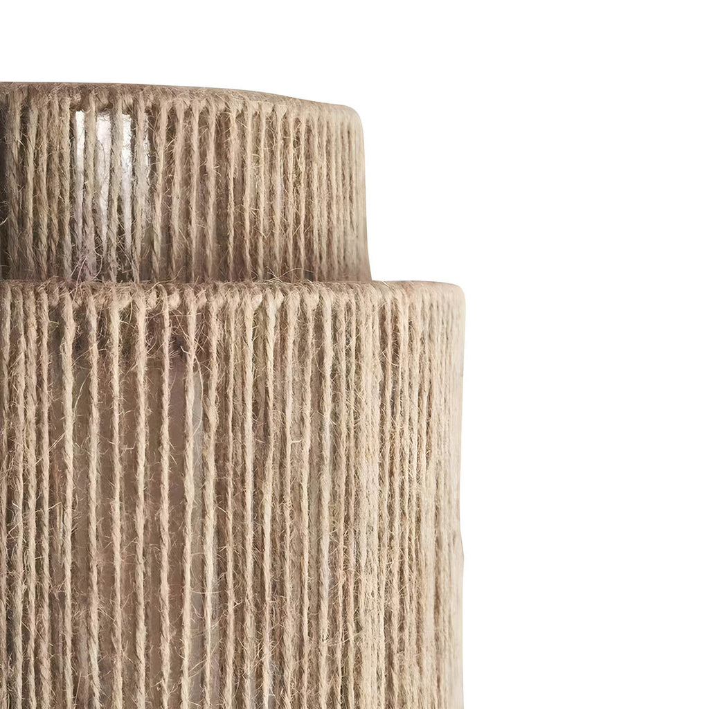 Lampa ścienna LED o splątanym designie, naturalne materiały, ciepłe światło | Vitoria