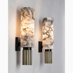 LED Væglampe Marmor Kobber Elegant Belysning | Ariana