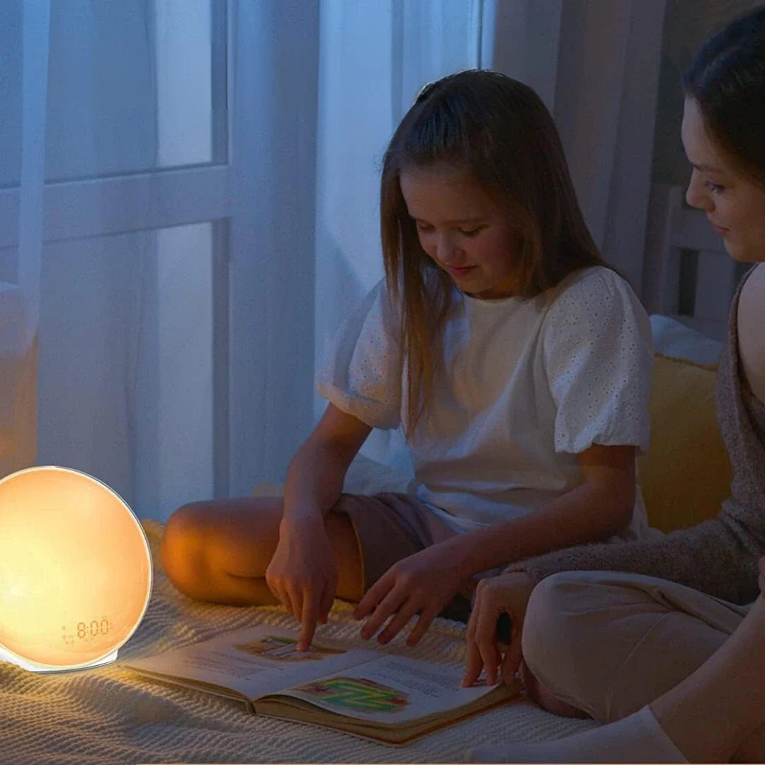 Lampka pobudkowa symulująca wschód słońca | Luminexa