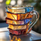 3D Bogkrus Keramisk Kaffekrus Bogdesign Læser Gave Dekoration | Concetta