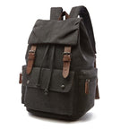 Vintage Rygsæk Canvas Stor Laptop Skole Arbejde Rejse Retro Unisex | Federico