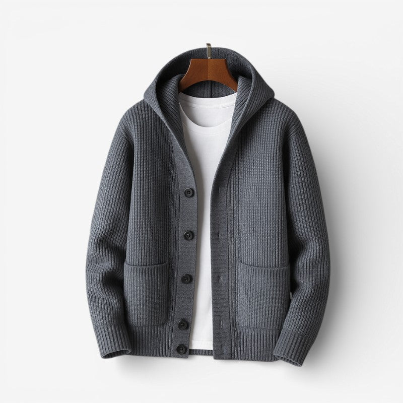 Bluza z kapturem Teksturowana Minimalistyczna Wygodna Codzienna | Varnel