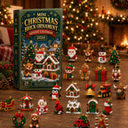 Adventskalender med 24 mini figurer til byggeri | Santavent