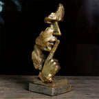 Skulptur med Abstrakt Resin Design | Solenique