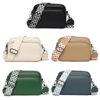 Messenger Taske Dame Ægte Læder Kompakt Crossbody Casual Hverdag Klassisk | Elettra