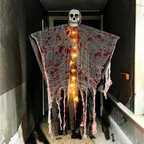 Halloween Hængedekoration Selvlysende Kraniespøgelse | GlowSpecter
