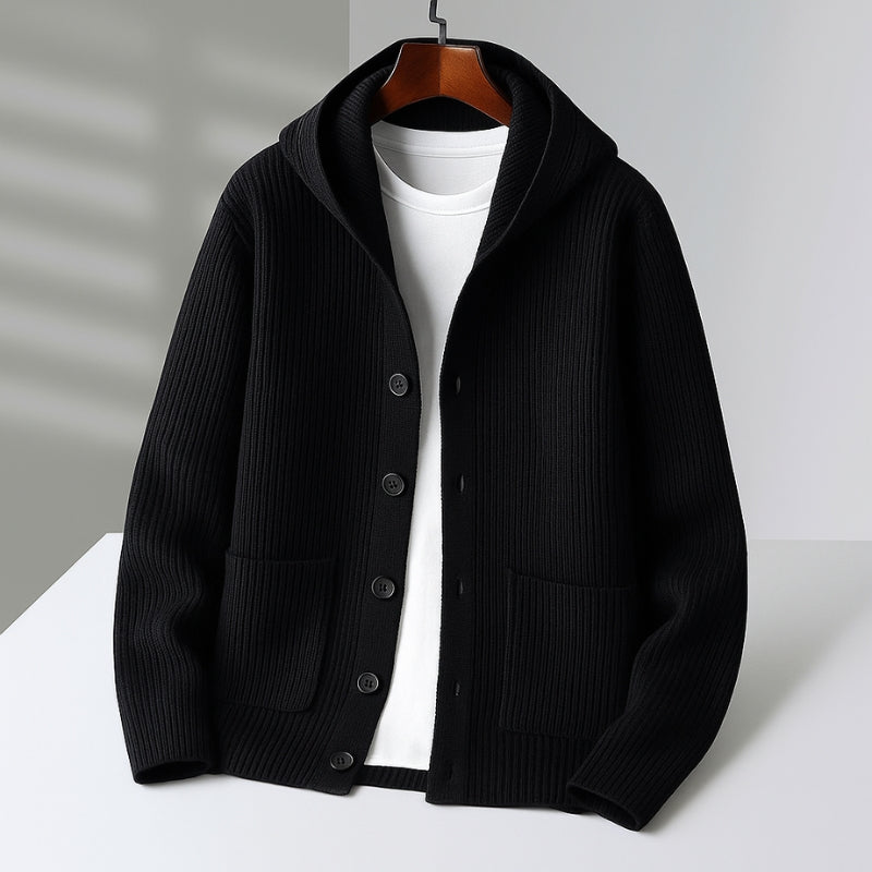 Bluza z kapturem Teksturowana Minimalistyczna Wygodna Codzienna | Varnel