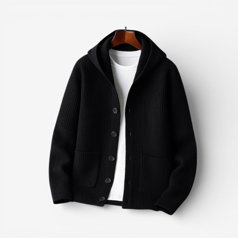 Bluza z kapturem Teksturowana Minimalistyczna Wygodna Codzienna | Varnel