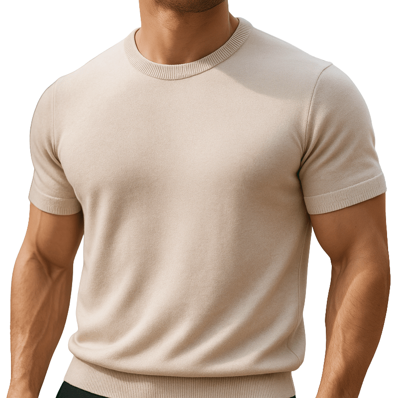 T-shirt z krótkim rękawem Lekki poliester Krój oversize Letni komfort | Orvyn