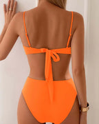 Zestaw bikini modelujący, dopasowany, elastyczny, na lato | Marvella