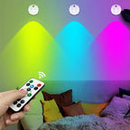 RGB-projektionslampe med LED-farveskift til væg og loft | Émeric