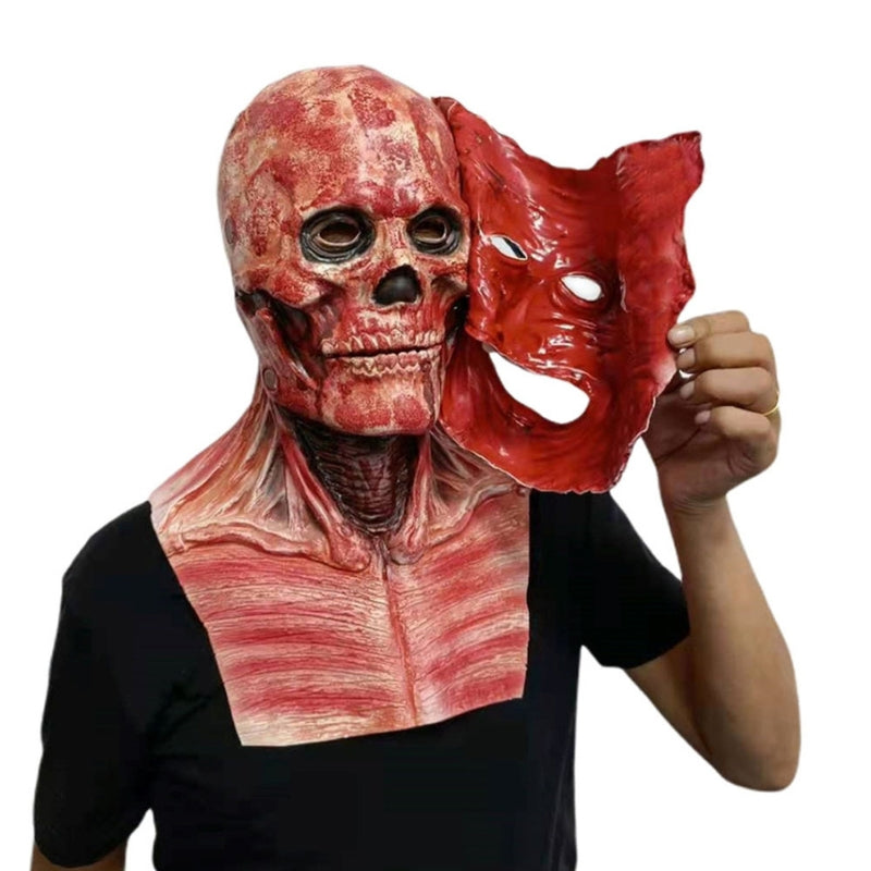 Pełna maska na Halloween z magnetyczną ruchomą szczęką | Morphix