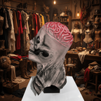 Kostium lateksowy na całą twarz z maską szkieletową na Halloween | SkullForge