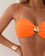 Zestaw bikini modelujący, dopasowany, elastyczny, na lato | Marvella