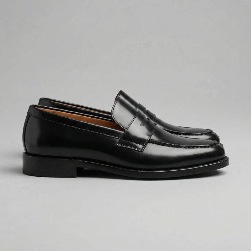 Męskie loafersy wsuwane skórzane | Alex