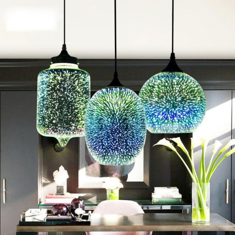Lampa wisząca szkło metal zawieszenie na linie oświetlenie akcentowe | LumaRope