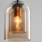 Szklana regulowana lampa wisząca LED, nowoczesne oświetlenie | LumiDrop