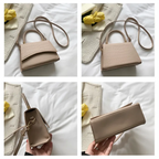 Dame Håndtaske PU-Læder Crossbody Skuldertaske Klassisk Elegant | Camilla