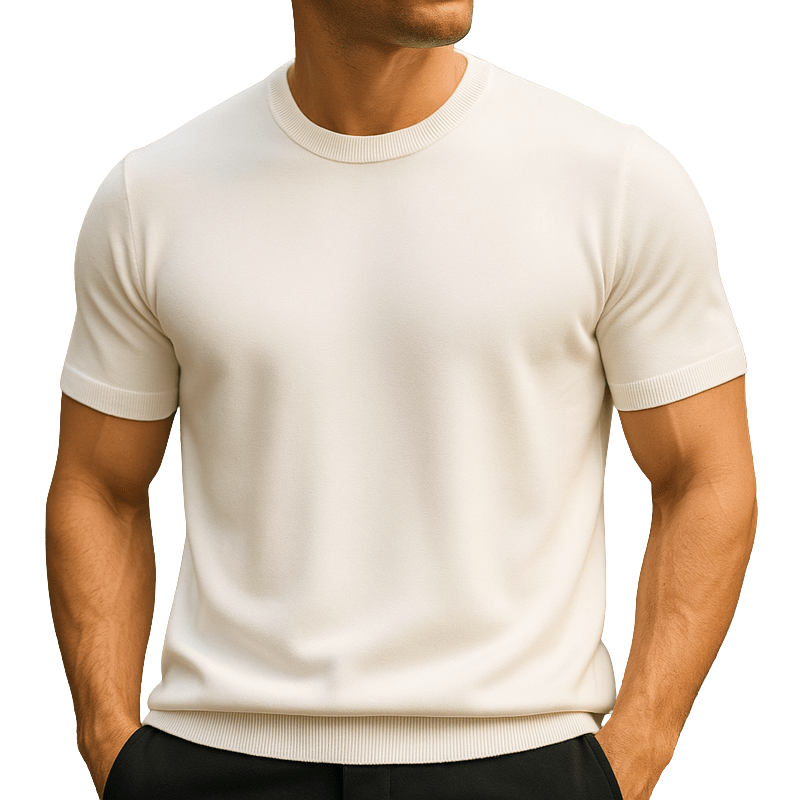 T-shirt z krótkim rękawem Lekki poliester Krój oversize Letni komfort | Orvyn