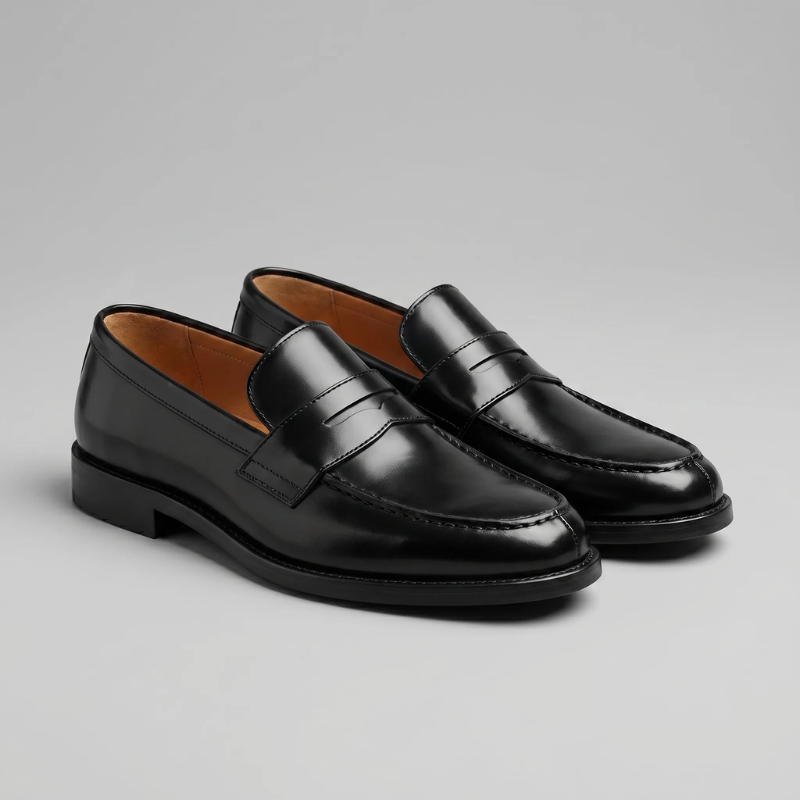Męskie loafersy wsuwane skórzane | Alex