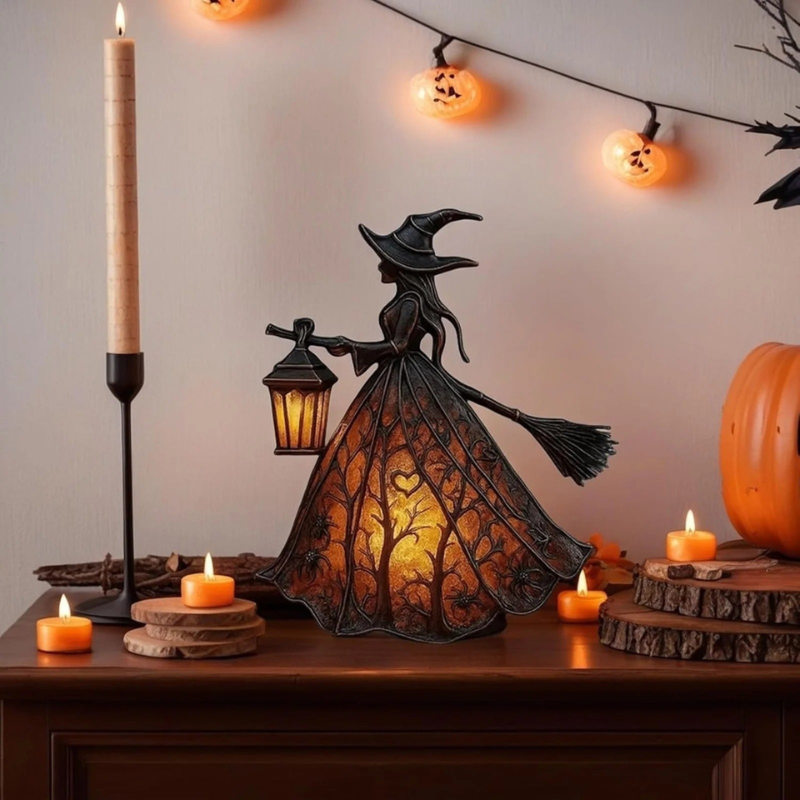 Lampa wiedźmy LED Dekoracja Halloween | WitchGlow
