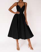 Midikjole Smalle Stropper Elegant Fest | Alvena