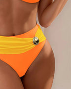 Zestaw bikini modelujący, dopasowany, elastyczny, na lato | Marvella