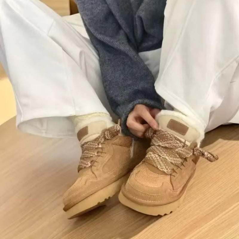 Sneakers med rund tå og snørebånd til hverdagsbrug | Lúcia