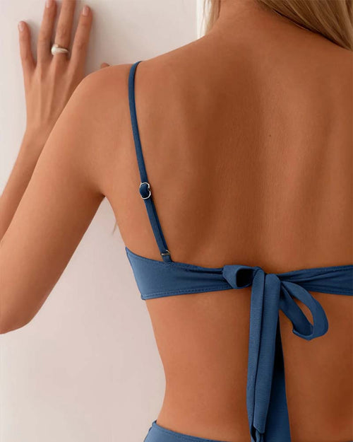 Zestaw bikini modelujący, dopasowany, elastyczny, na lato | Marvella