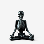 Dekoracyjny wyświetlacz z żywicy w postaci szkieletu na Halloween | BoneGuard