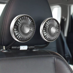 Wentylator samochodowy z podwójną obrotową głowicą i USB | DualBreeze