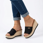 Sandaler Kilehæl Slip-On Komfort | Eirna