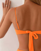 Zestaw bikini modelujący, dopasowany, elastyczny, na lato | Marvella