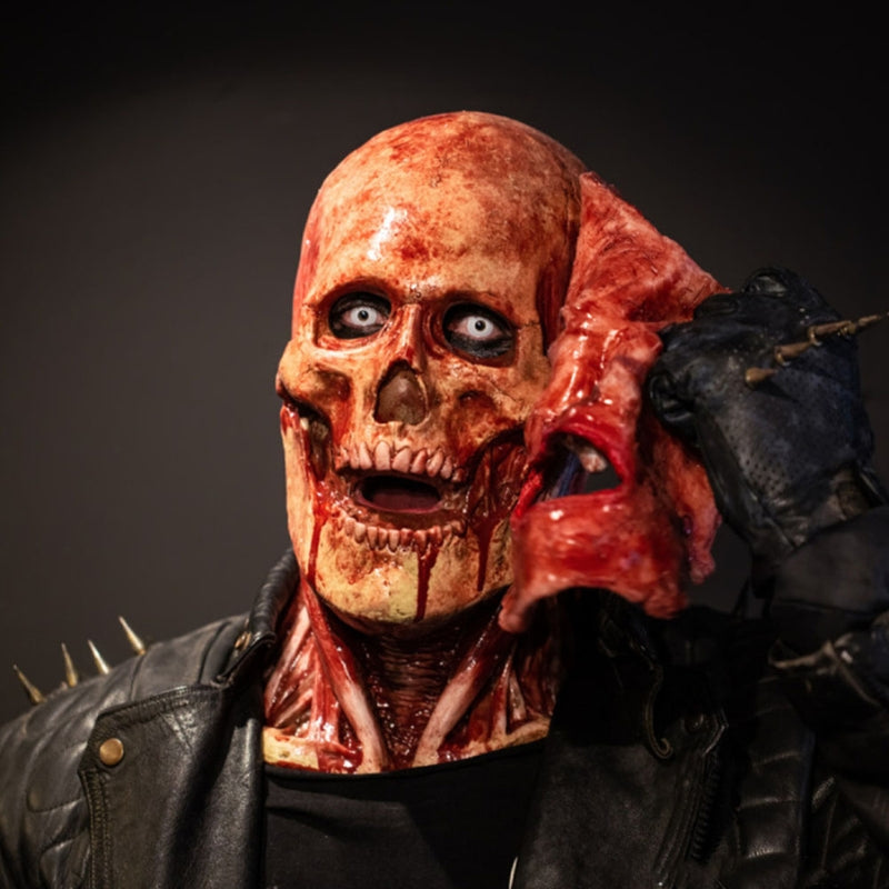 Pełna maska na Halloween z magnetyczną ruchomą szczęką | Morphix