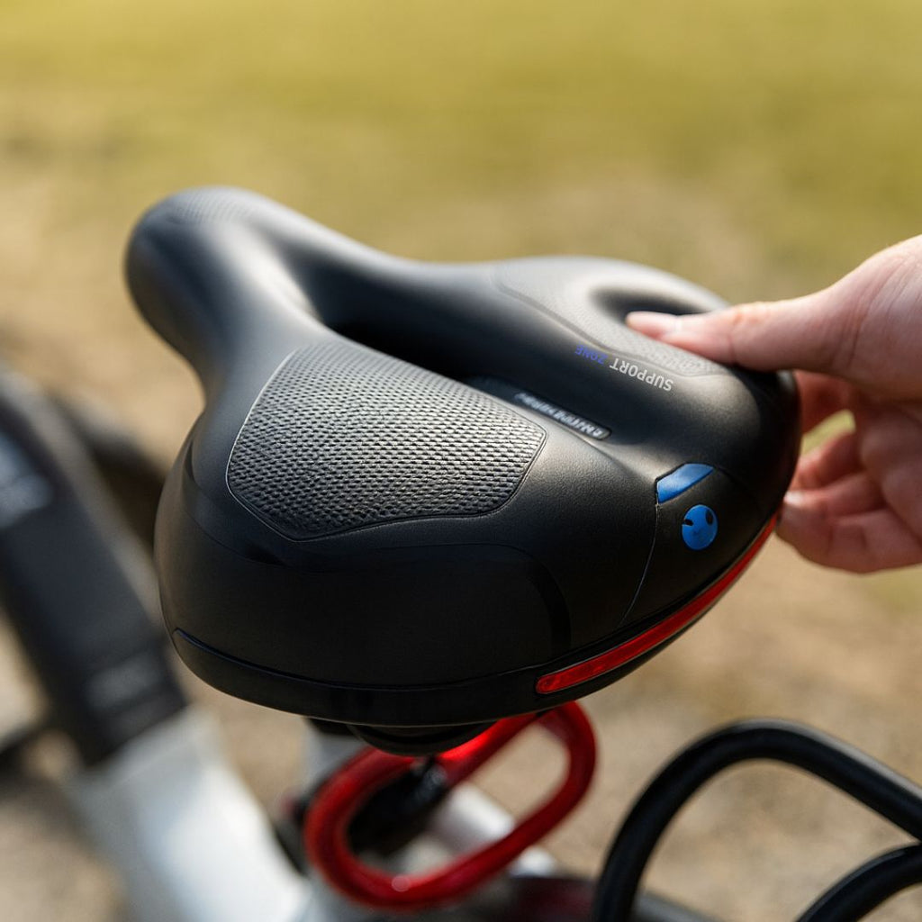Cykelsadel med affjedring og refleks til daglig brug | Isabela