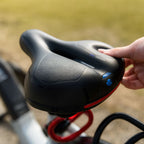 Cykelsadel med affjedring og refleks til daglig brug | Isabela