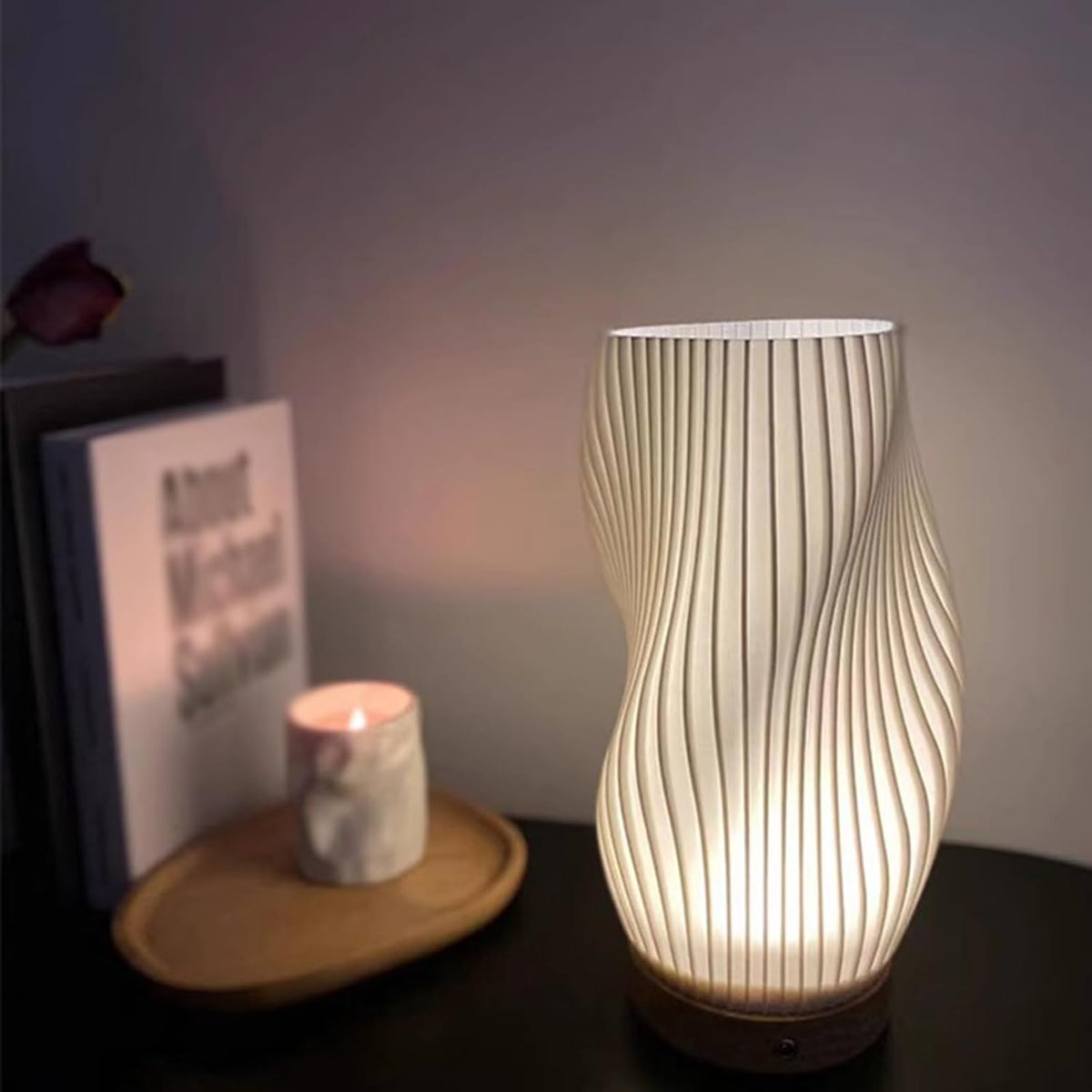 Lampa stołowa USB z funkcją przyciemniania metalowa | Lucentia