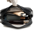 Messenger Taske Dame Ægte Læder Kompakt Crossbody Casual Hverdag Klassisk | Elettra