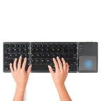 Sammenfoldeligt tastatur Bluetooth-touchpad til mobilbrug | Rovano