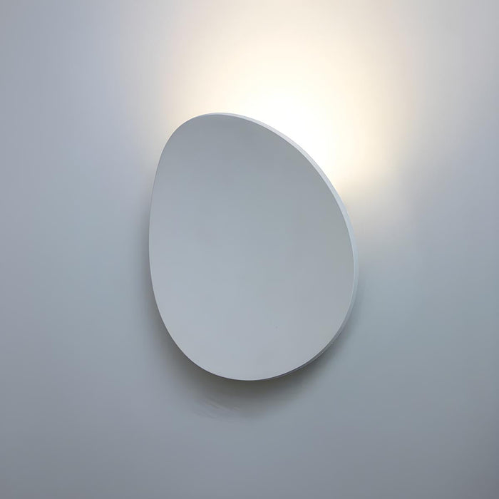 Owalna aluminiowa lampa ścienna LED, nowoczesne oświetlenie | Marina