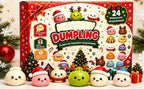 Adventskalender med 24 squishy skumlegetøj til børn | Dumplavent