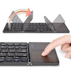 Sammenfoldeligt tastatur Bluetooth-touchpad til mobilbrug | Rovano