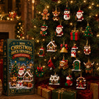 Adventskalender med 24 mini figurer til byggeri | Santavent