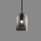 Szklana regulowana lampa wisząca LED, nowoczesne oświetlenie | LumiDrop