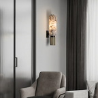 LED Væglampe Marmor Kobber Elegant Belysning | Ariana