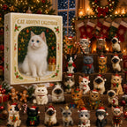 Julekalender med kattemotiv og 24 låger til december | Cativent
