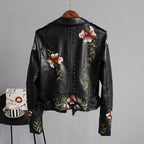 Jakke Blomsterprint Lynlås Casual Komfort | Florina