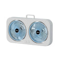 Dobbelt USB-ventilator Genopladelig 360° Luftcirkulation | AeroTwin