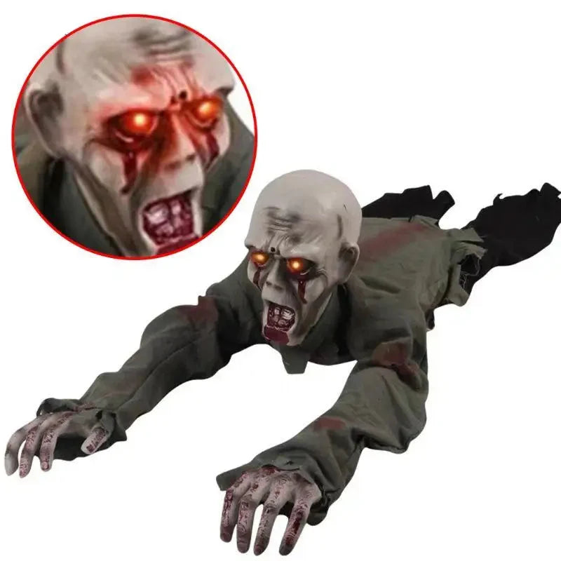 Dekoracja zombie Czołgająca się LED Czujnik | GraveCrawler