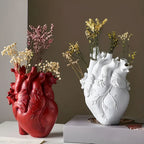 Vase Hjerteformet Bambus Træ Design | Cordelia